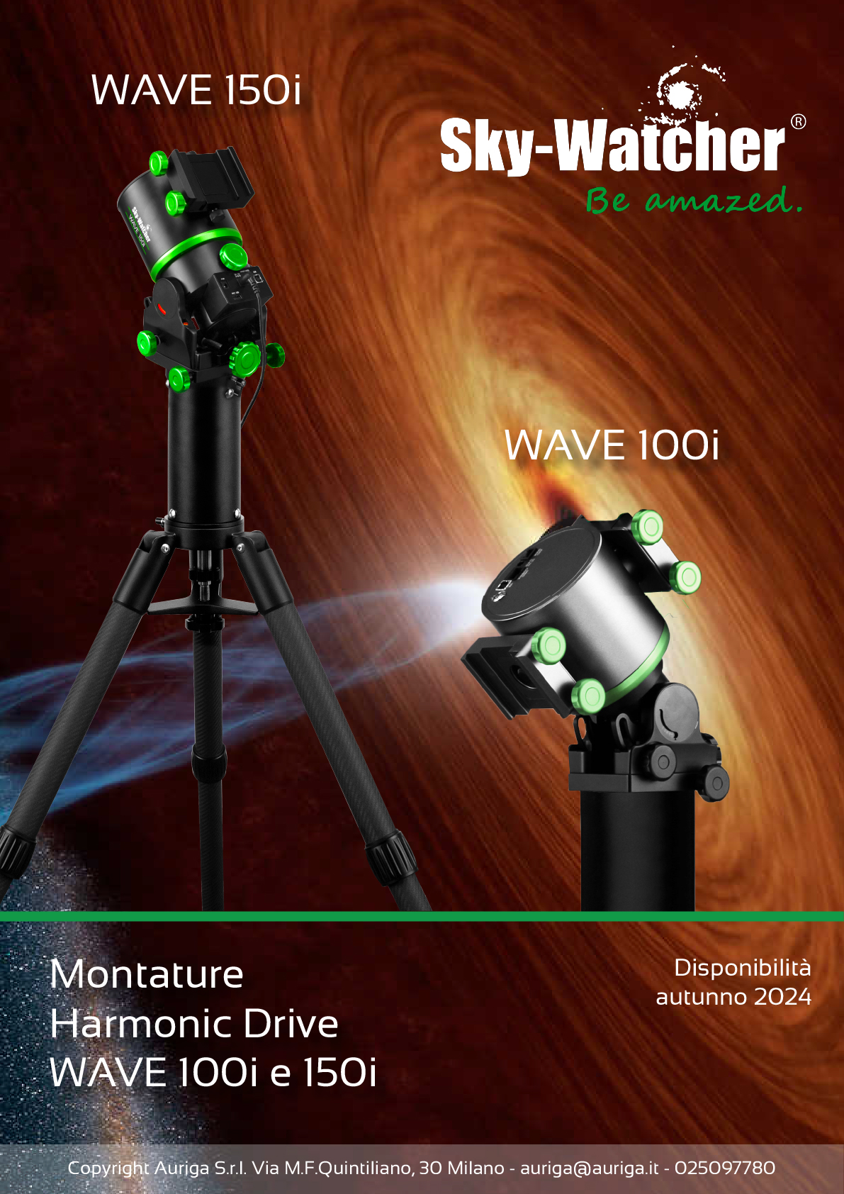 Al momento stai visualizzando Montature Harmonic Drive Sky-Watcher Wave 150i e 100i