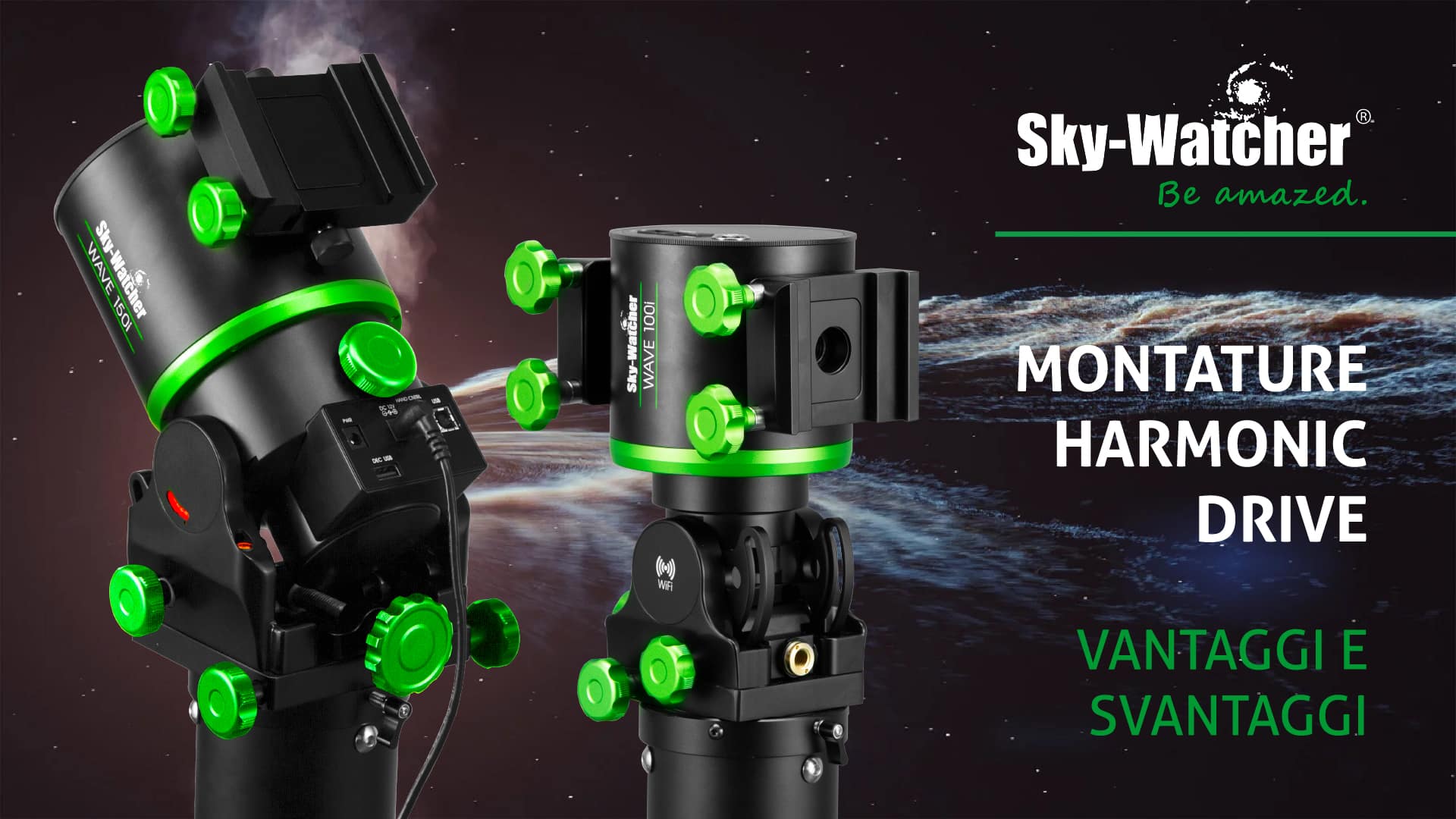 Al momento stai visualizzando Vantaggi e Svantaggi delle Montature astronomiche a moto armonico