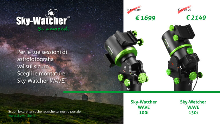 Scopri di più sull'articolo Promo montature Sky-Watcher WAVE